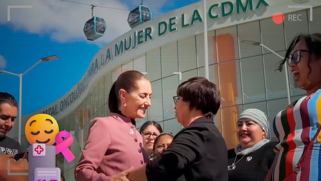 Sheinbaum visita La Pastora, modelo para 32 centros contra el cáncer de mama