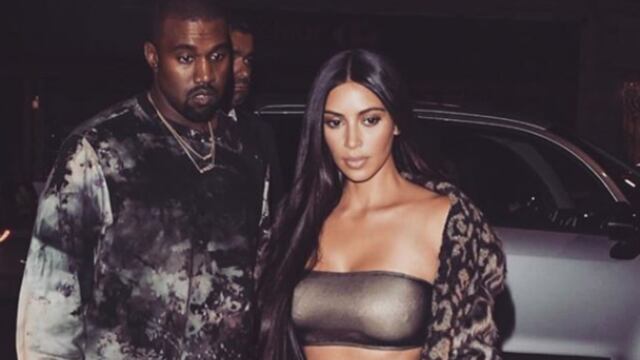 Kanye West y Kim Kardashian
