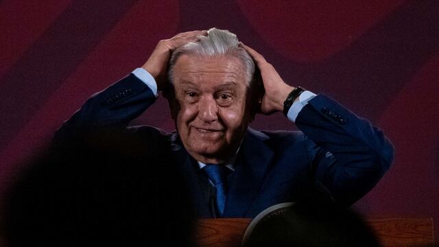 AMLO en su conferencia mañanera