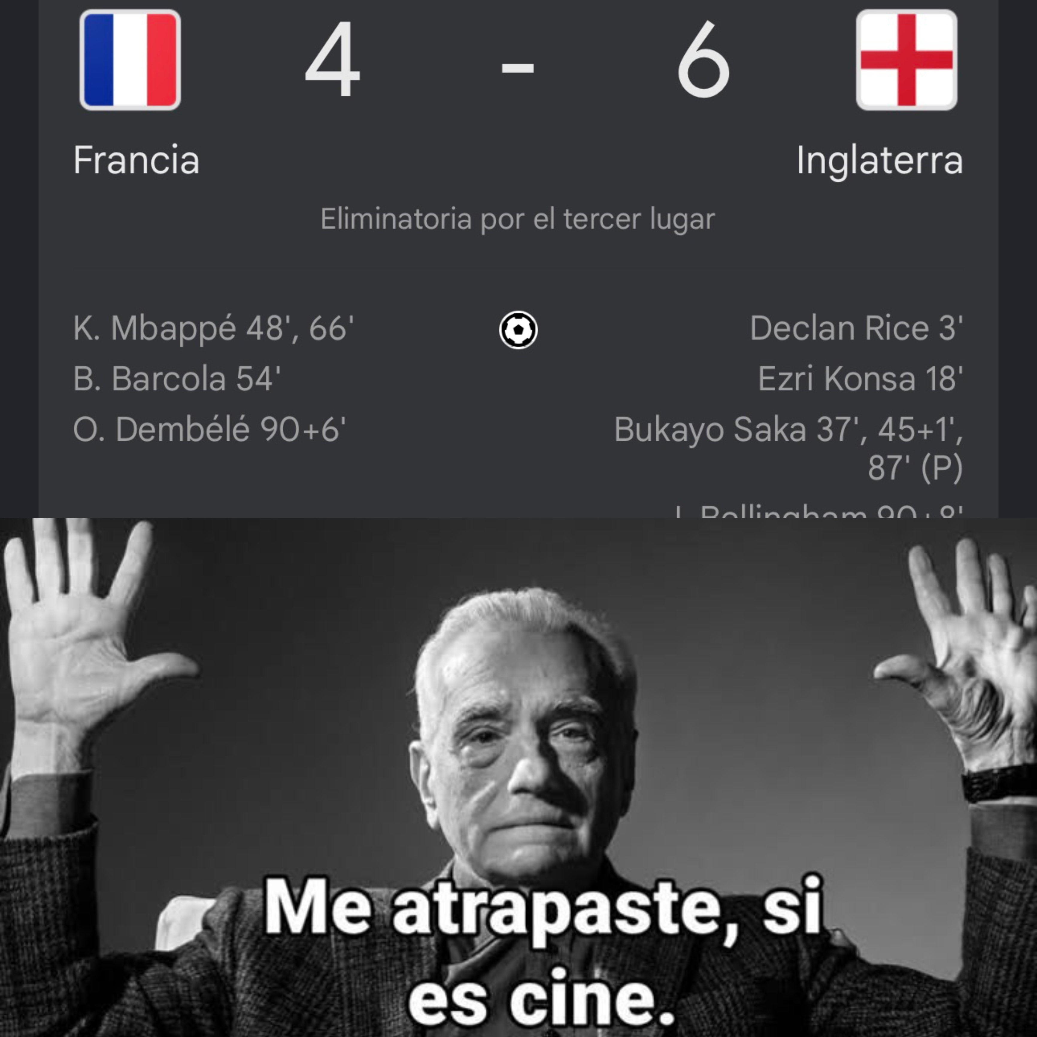 Memes del Francia vs Inglaterra