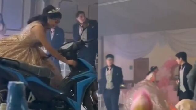 Quinceañera recibe moto de regalo y acaba en tragedia por no saber usarla