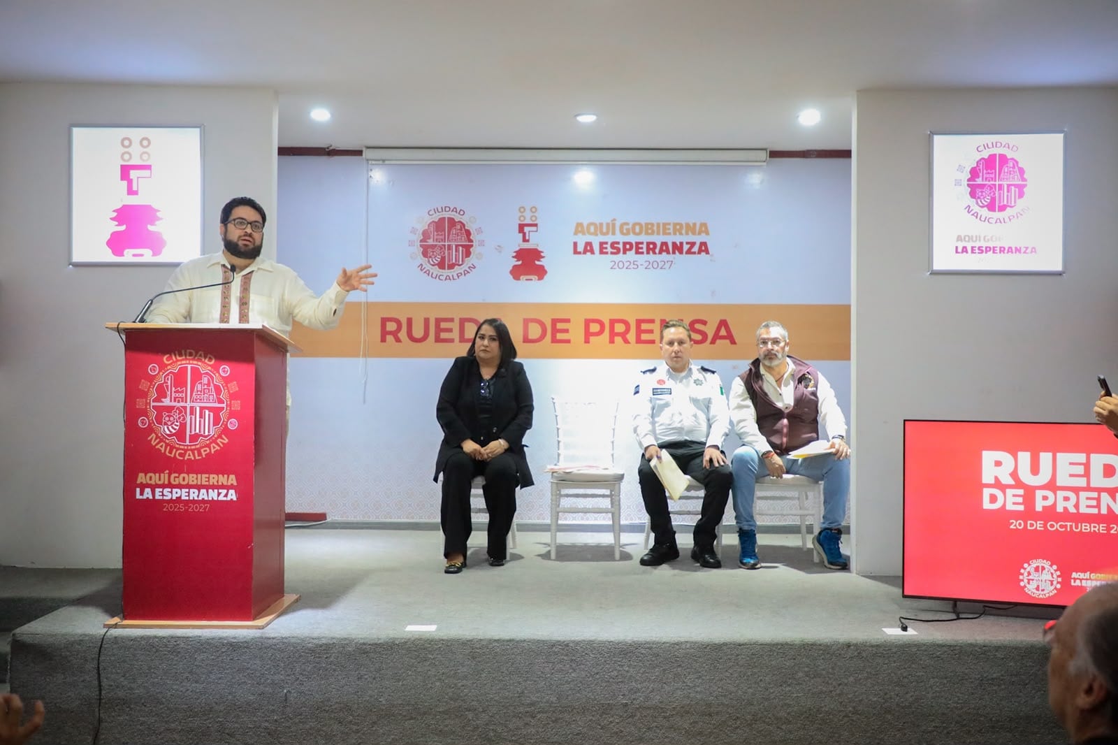 Isaac Montoya anuncia más de 14 km de Senderos Seguros en Naucalpan
