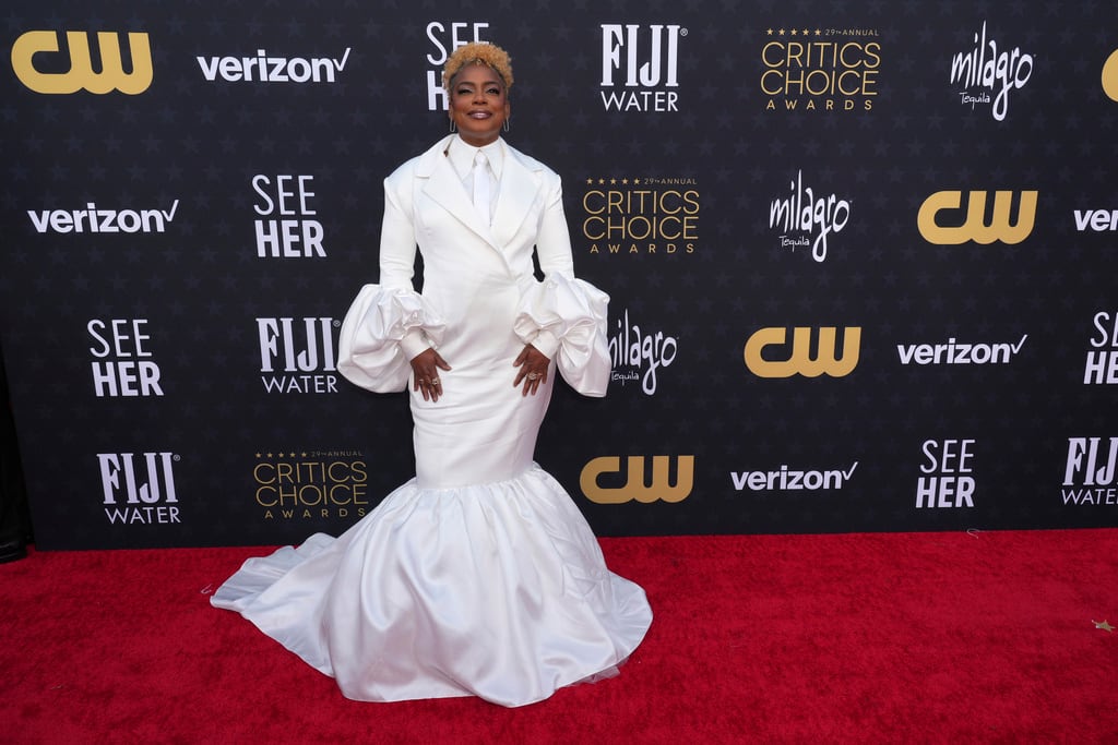 Aunjanue Ellis-Taylor llega a los Critics Choice Awards 2024.