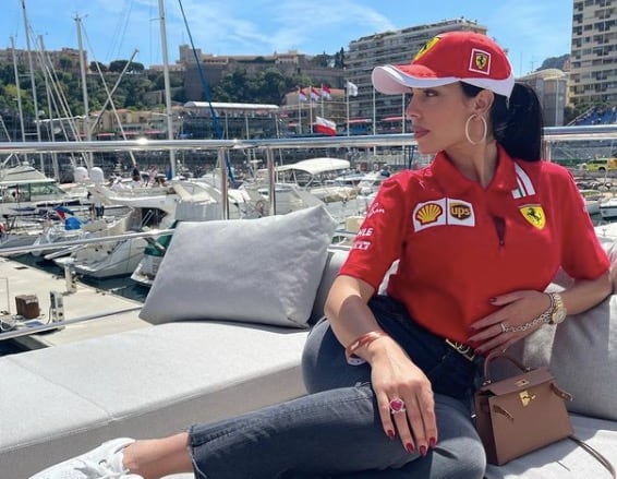 Georgina Rodríguez fue al GP de Mónaco