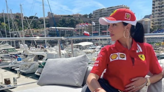 Georgina Rodríguez fue al GP de Mónaco