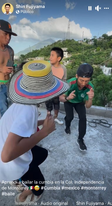 Shin Fujiyama baila cumbia en Monterrey