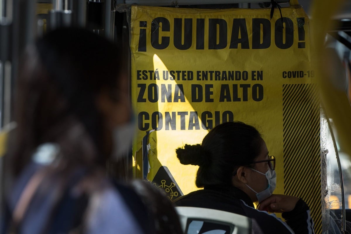 Zona del alto contagio de Covid-19