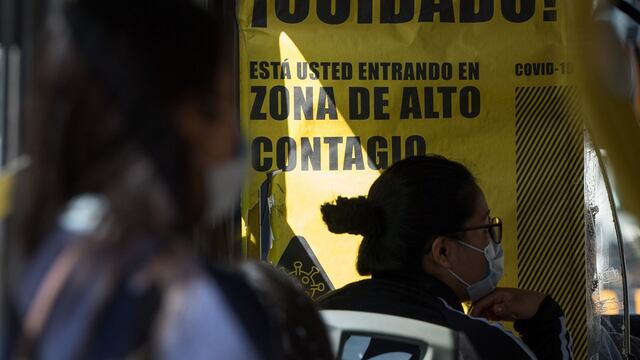 Zona del alto contagio de Covid-19 en la CDMX