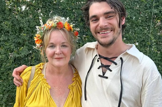 RJ Mitte y su mamá, Dyna Mitte