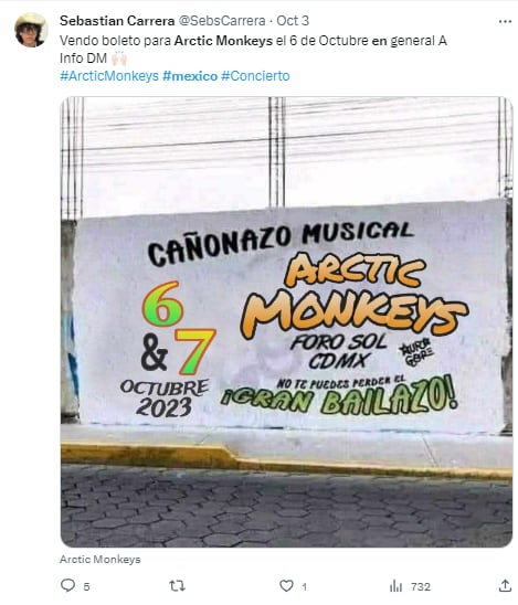Memes de Arctic Monkeys en México