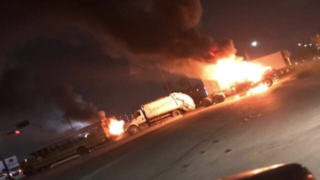 Bloqueos en Matamoros este 22 de octubre