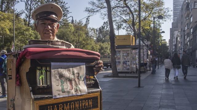 Organillero de la CDMX.