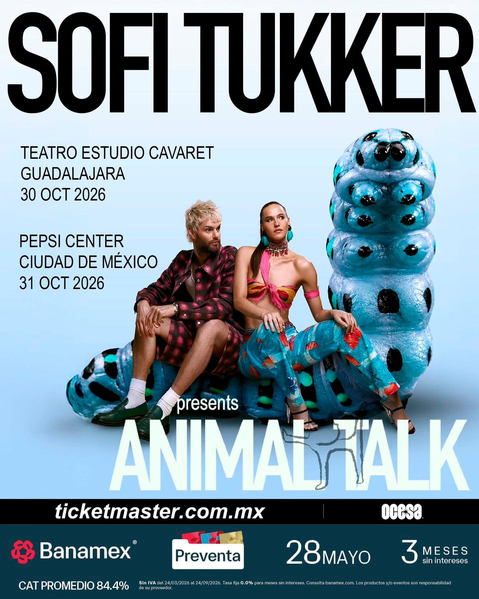 Sofi Tukker en Pepsi Center WTC: fecha y boletos para su concierto en CDMX