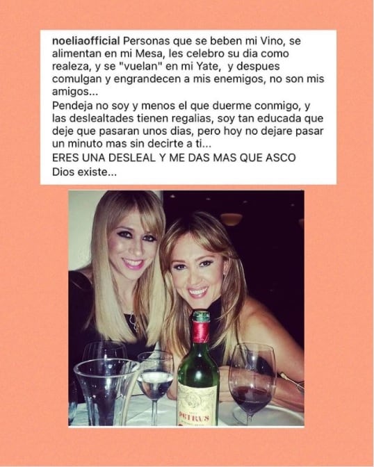 Noelia acusa de desleal a una reportera