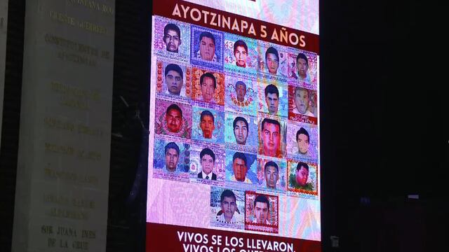 43 normalistas desaparecidos.
