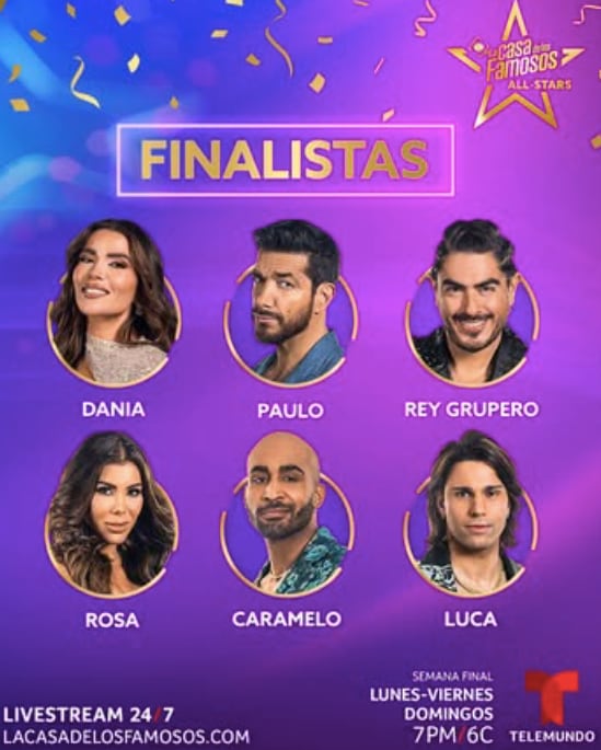 Finalistas de La Casa de los Famosos All Stars