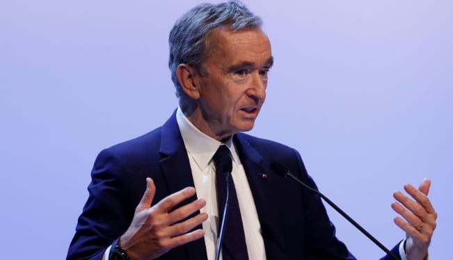 Bernard Arnault, dueño del conglomerado de lujo LVMH