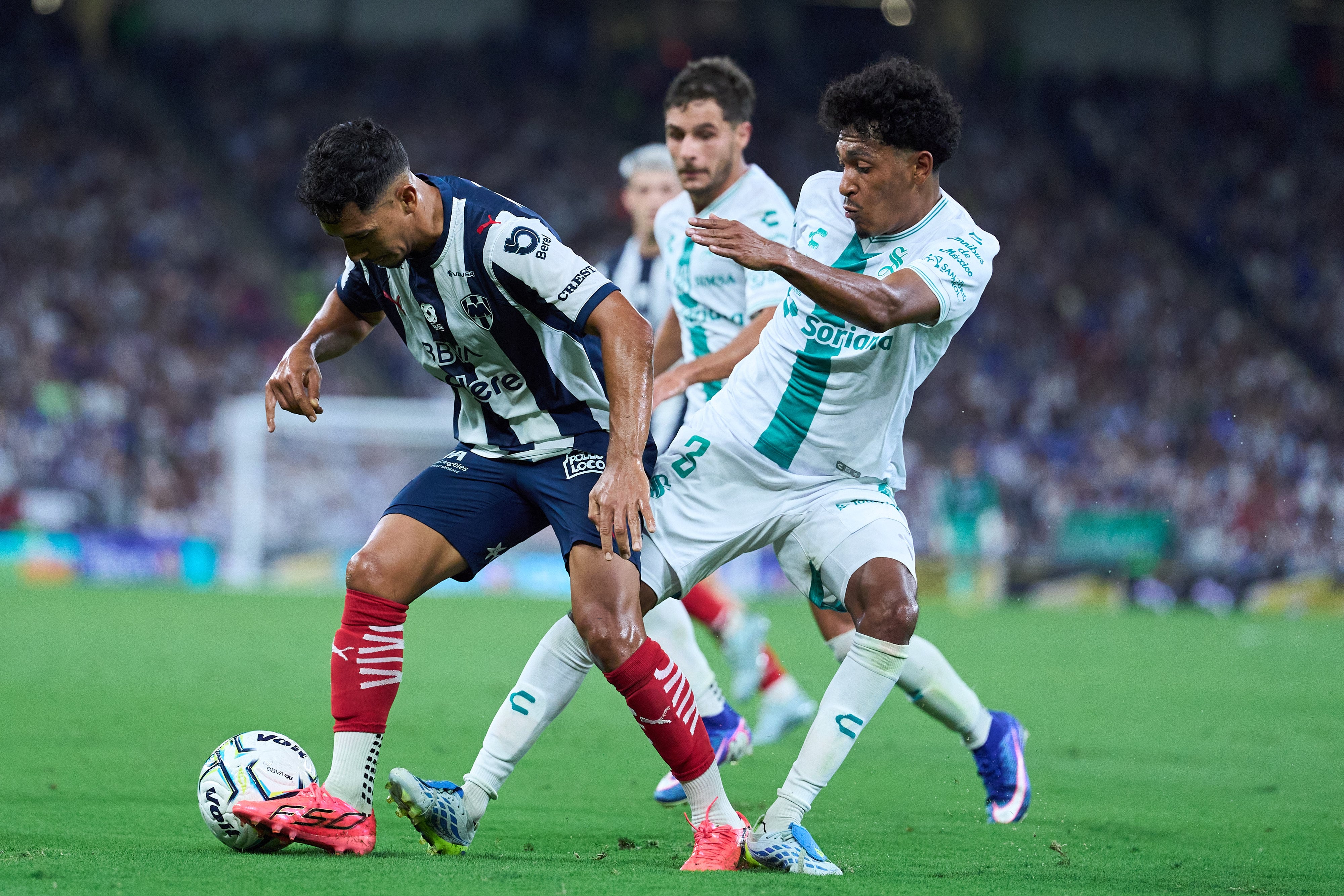 Rayados se enfrentó a Santos Laguna en la Liga MX.
