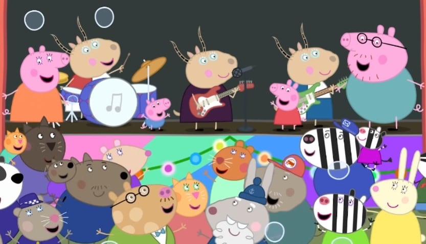El primer concierto de Peppa Pig