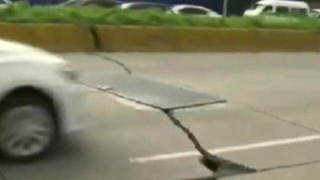 Grieta sobre el Circuito Interior