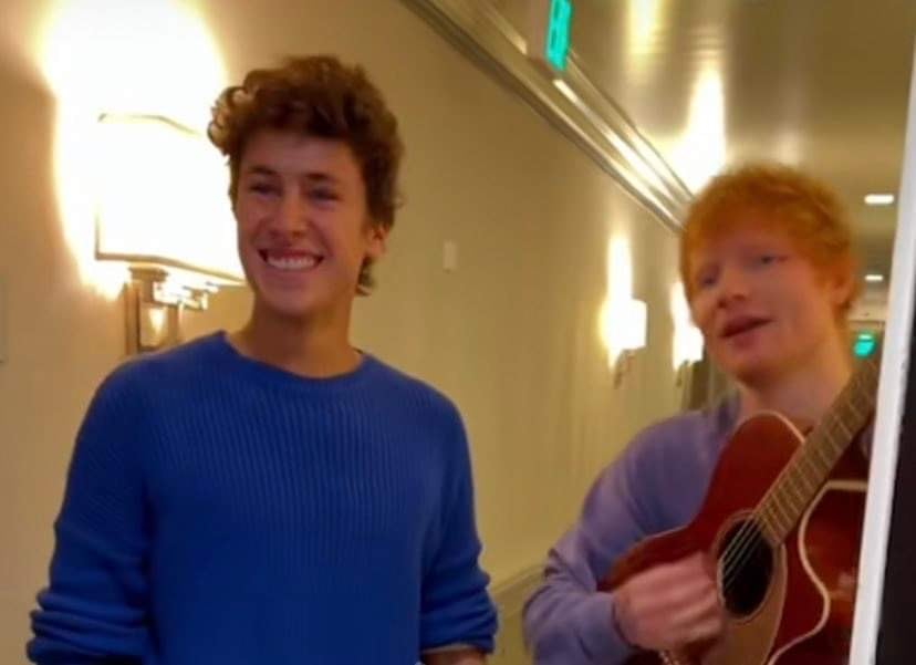 Ed Sheeran y Juanpa Zurita
