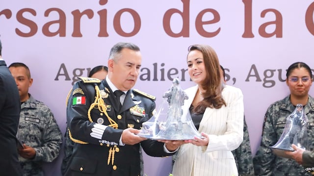 La gobernadora de Aguascalientes, Tere Jiménez, destacó el trabajo conjunto entre el Gobierno de Aguascalientes y la Guardia Nacional.