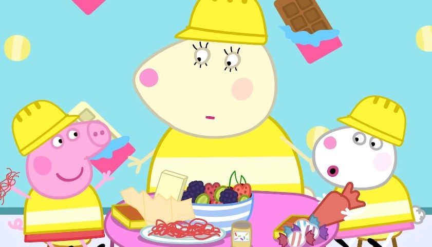 Peppa Pig conoce la fábrica de chocolate