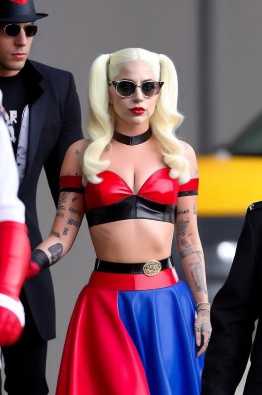 Lady Gaga como Harley Quinn