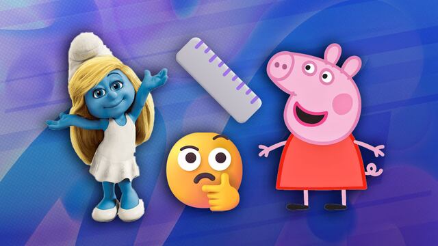 Peppa Pig es 10 veces más alta que los pitufos