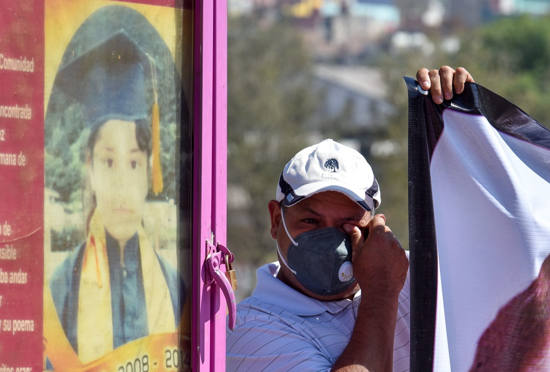 Papá de Fátima en protesta a 6 años del feminicidio