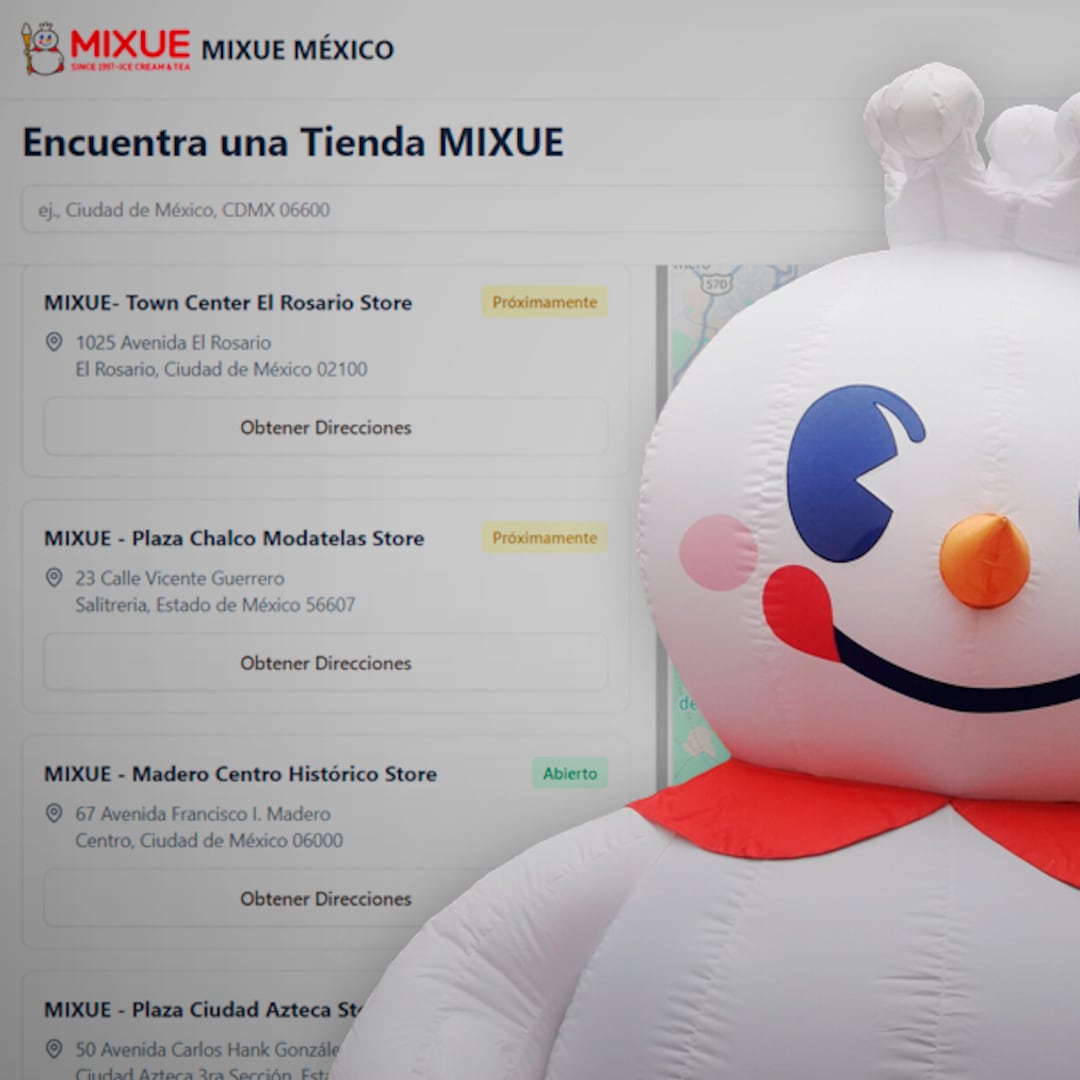 La expansión de Mixue en México: estas son sus nuevas sucursales