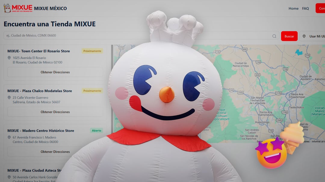 La expansión de Mixue en México: estas son sus nuevas sucursales