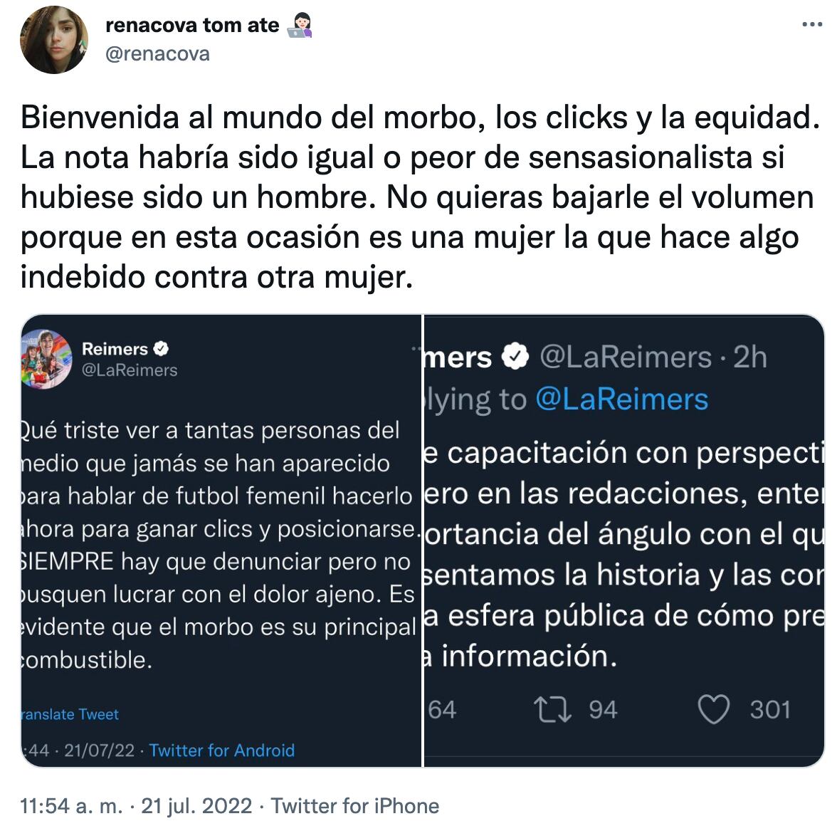 Críticas a Marion Reimers