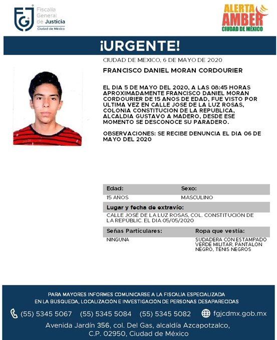 Ficha de búsqueda de Francisco.