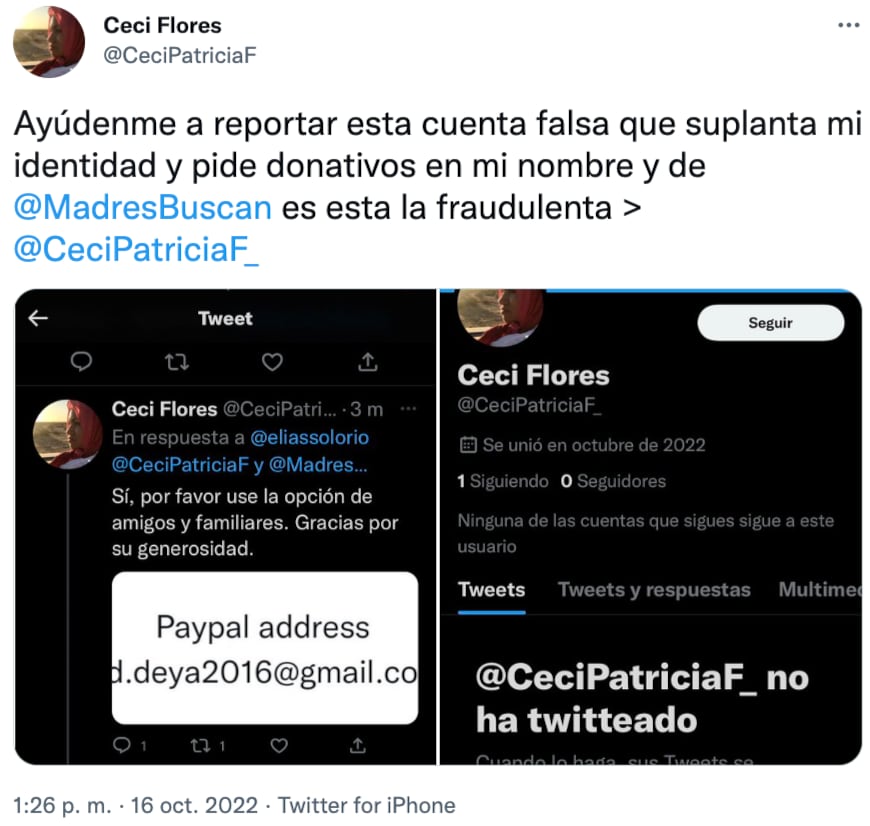 Reportan suplantación de identidad para pedir donativos fraudulentos a nombre de Madres Buscadoras de Sonora