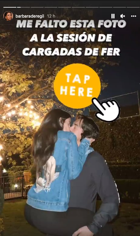 Bárbara de Regil muestra cargadas de Fernando Schoenwald.