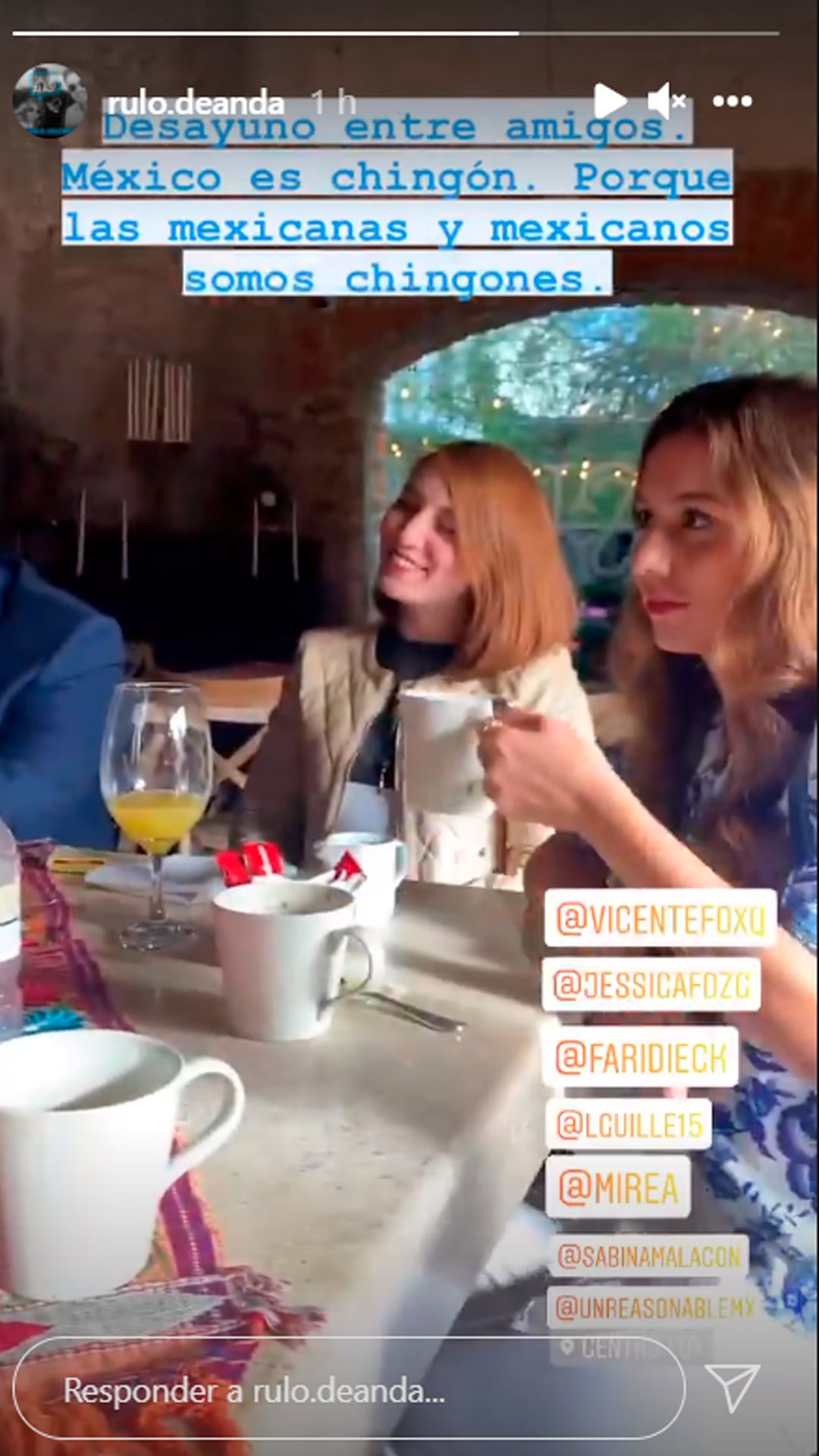 Captura de pantalla de Rulo de Anda/Instagram