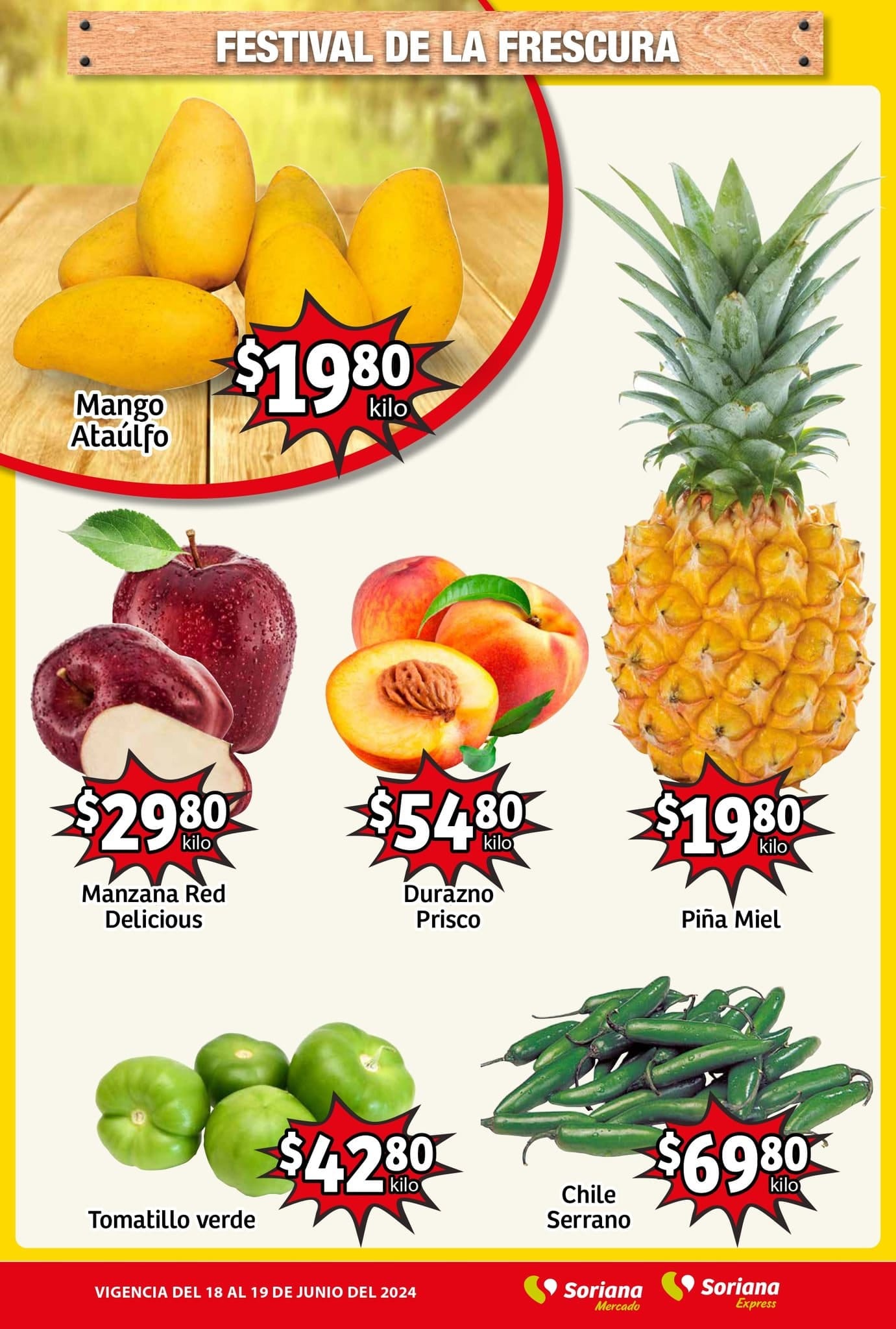 Ofertas Soriana Mercado media semana 19 de junio 2024
