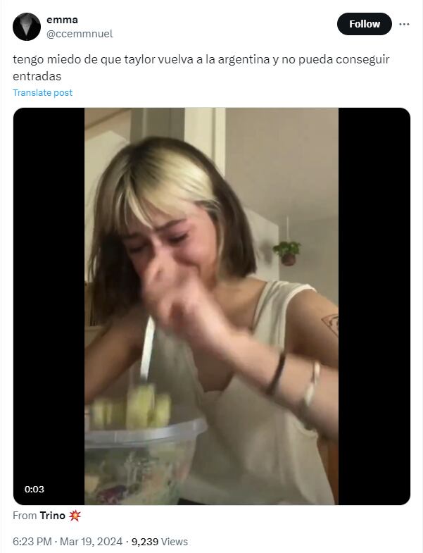 Memes de Taylor Swift por su regreso a Latinoamérica