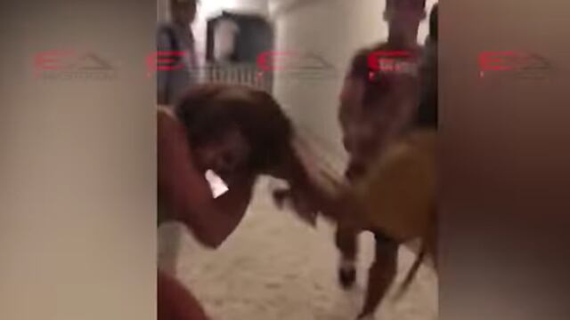 Amantes en el hotel.