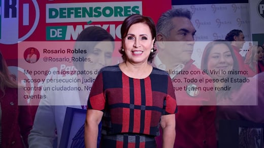 Rosario Robles respalda a Alejandro Moreno y asegura que ambos son víctimas