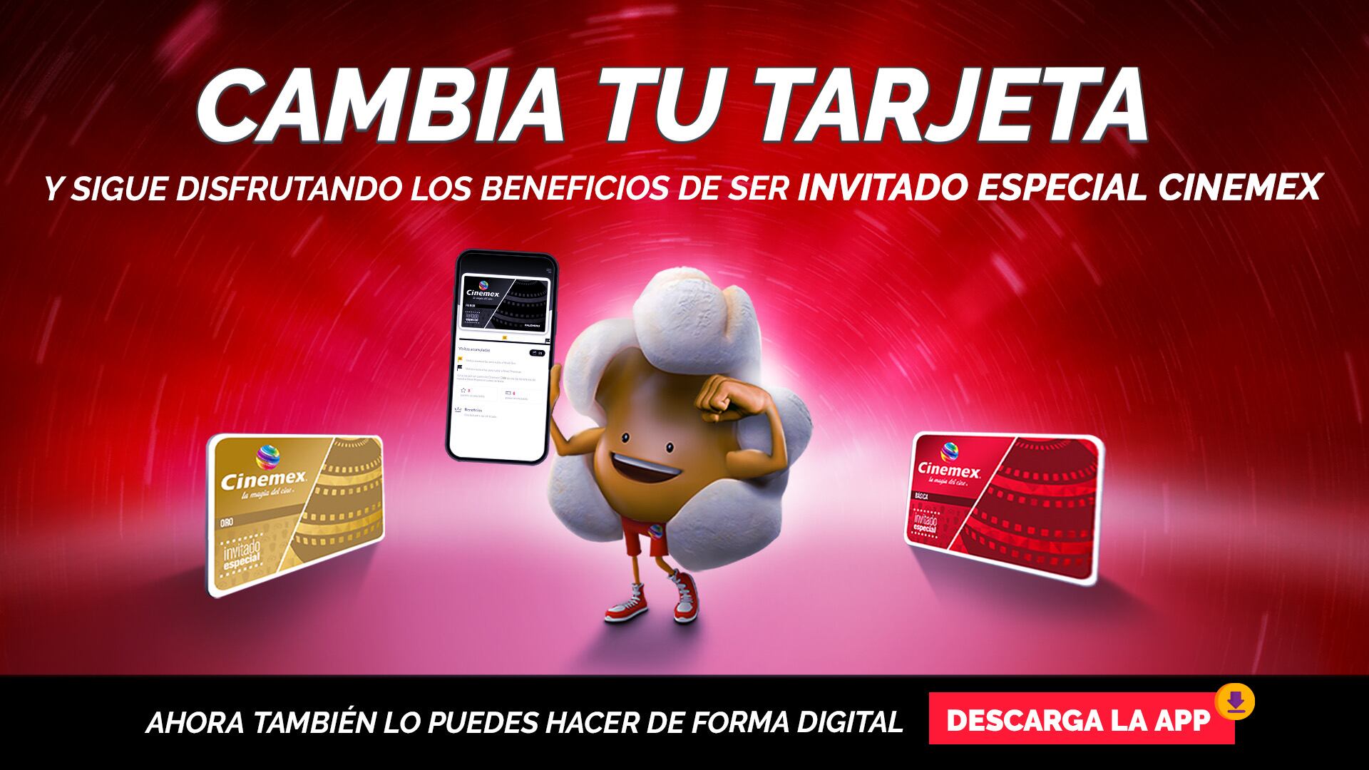 Tarjeta Invitado Especial en Cinemex