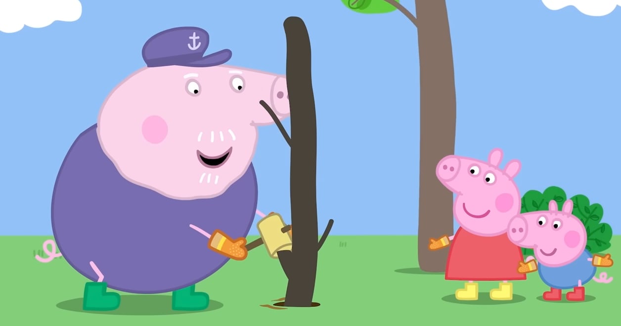 Peppa Pig por Día Mundial del Árbol