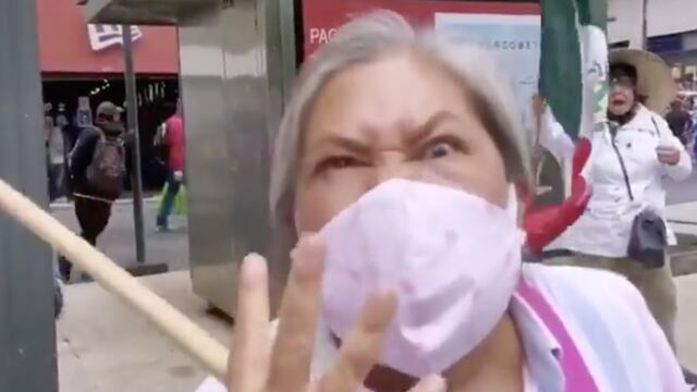 Manifestante de FRENA