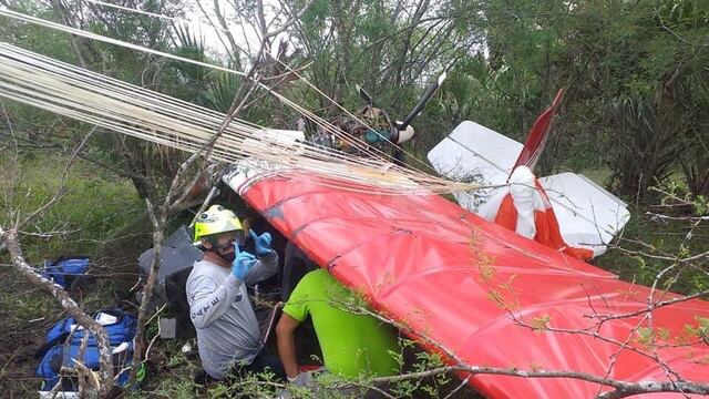 Accidente aéreo.