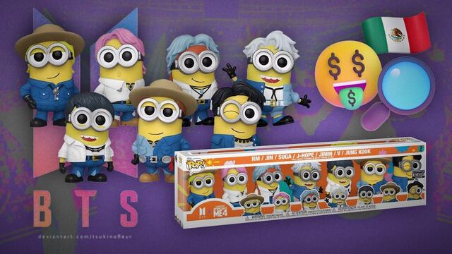 Funko Pop! de BTS como Minions