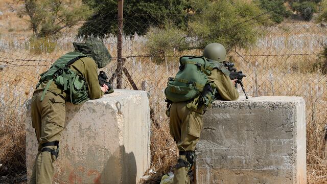 Soldados del Ejército de Israel en misión por la guerra contra Hamás