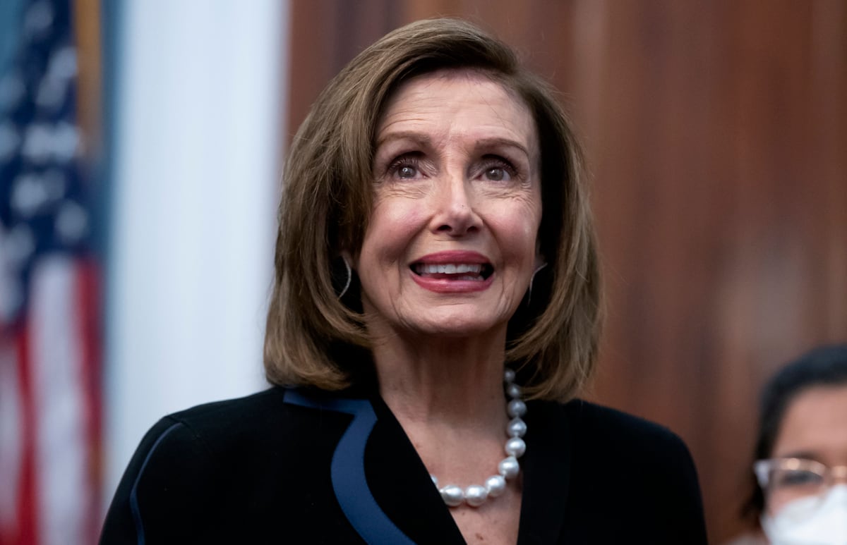 Nancy Pelosi, presidenta de la Cámara de Representantes