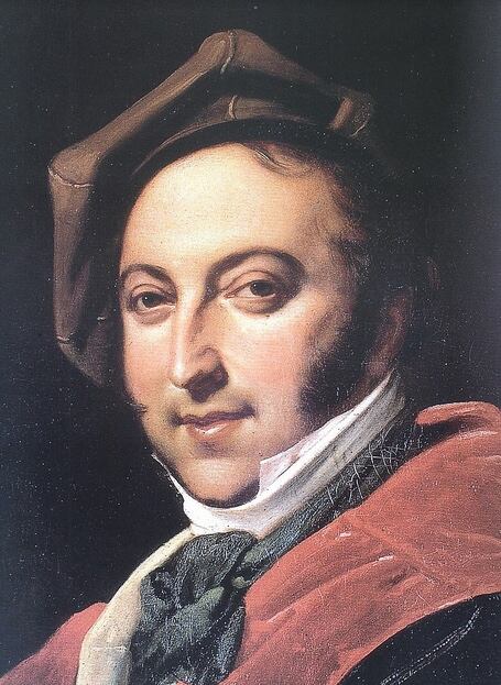 Retrato de Rossini por Constance Marie Mayer Lamartiniere