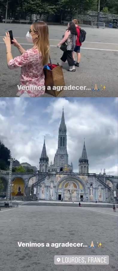 Carlos Rivera y Cynthia Rodríguez en Francia